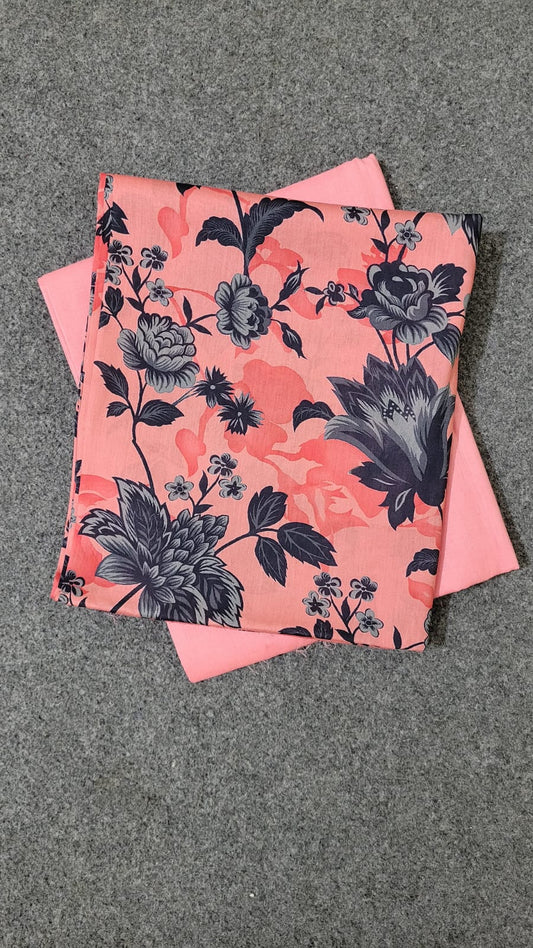 Pure Lawn 2 Piece Printed Suit-1014#